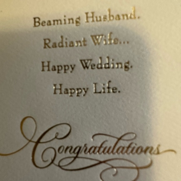 🧡10/$10 Mr. & Mrs. Striped greeting card - Picture 6 of 7